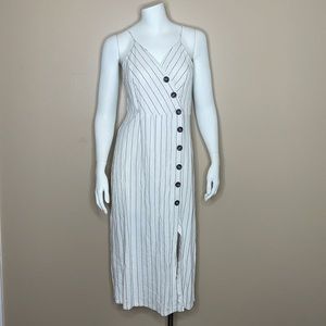 Urban Romantics Striped Midi Dress